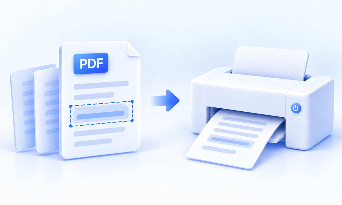 Printing selected EPUB chapters as fixed PDF pages
