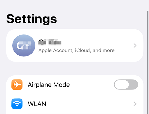 Open Settings